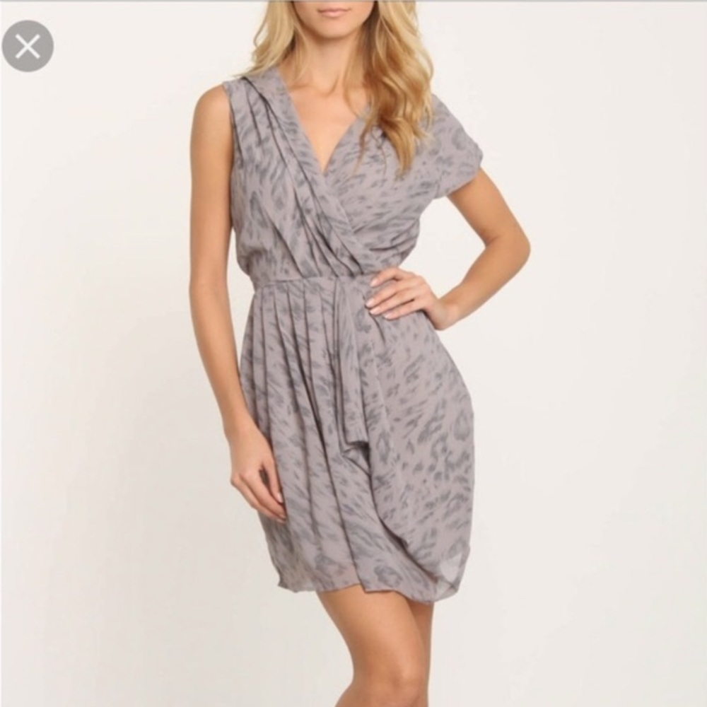 W118 by Walter Baker Angela dress in Gray Cheetah